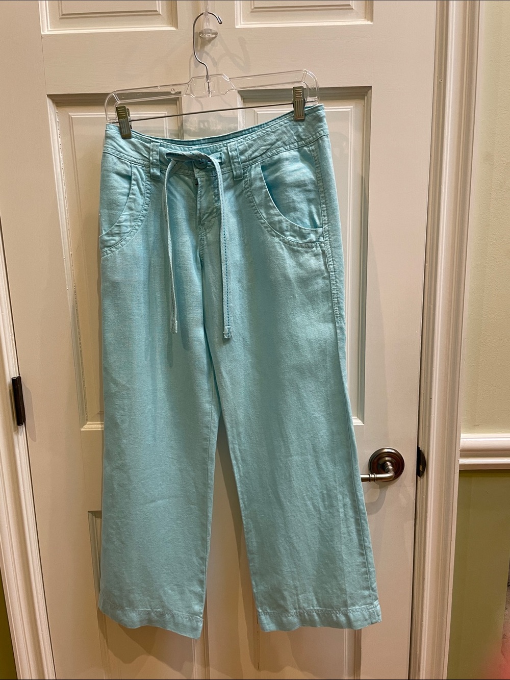 Light Blue Linen Pants Size 4